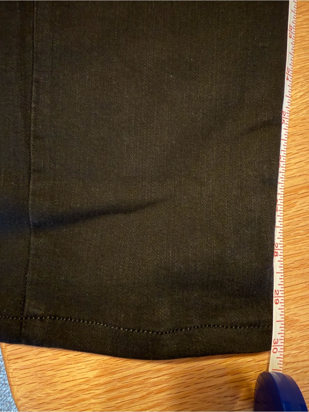 7 For All Mankind Men's Slimmy Tapered Stretch Jeans Black 33! - Picture 8 of 10